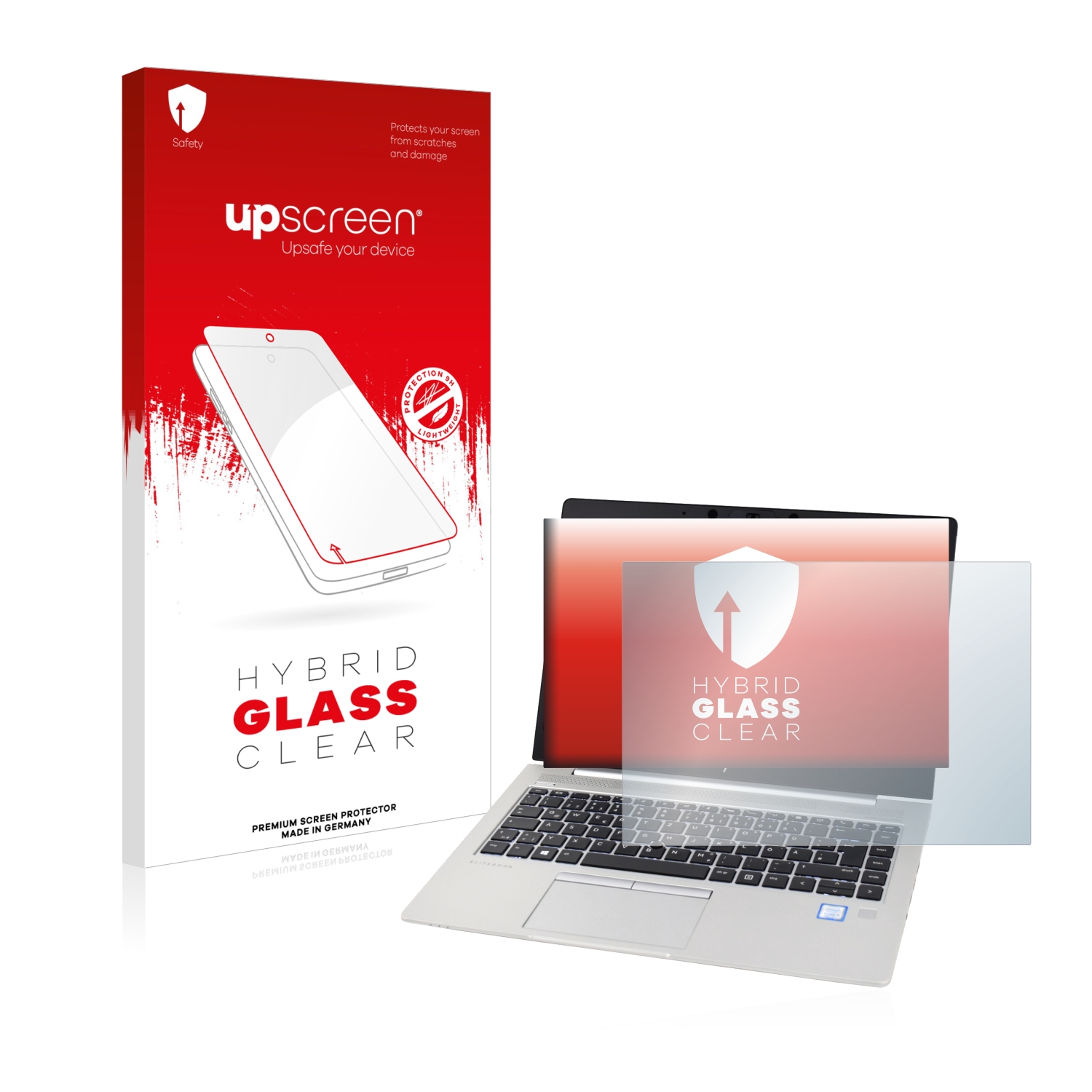 čirá skleněná fólie upscreen Hybrid Glas pro HP EliteBook 830 G5 Non-Touch