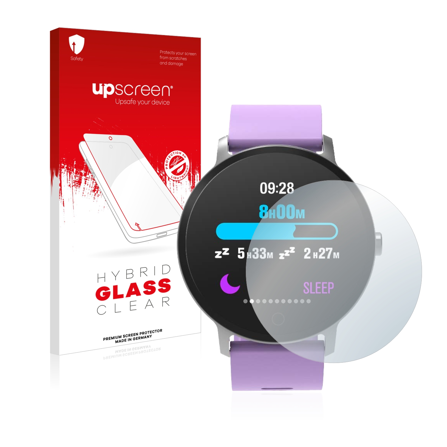 čirá skleněná fólie upscreen Hybrid Glas pro BingoFit Epic