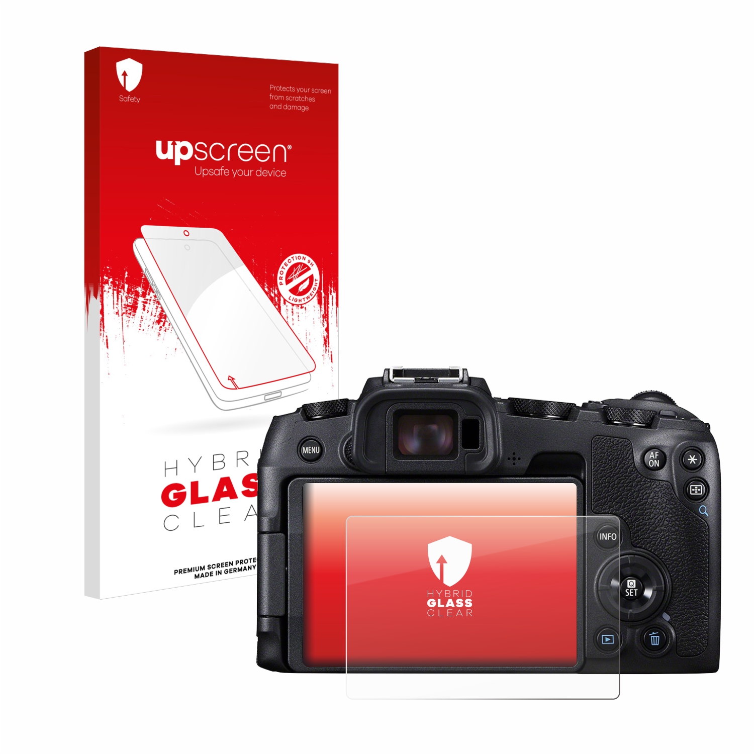 čirá skleněná fólie upscreen Hybrid Glas pro Canon EOS RP
