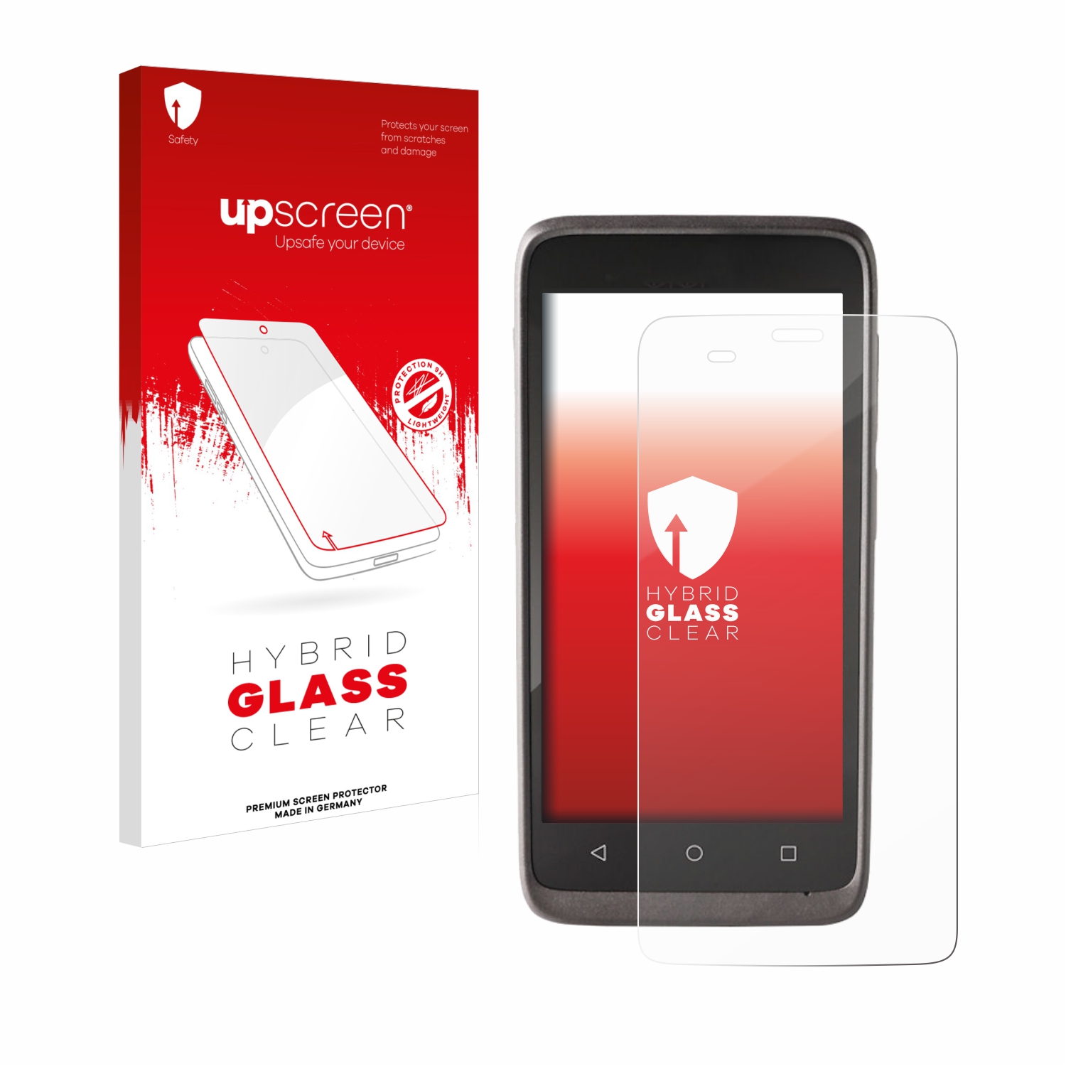 čirá skleněná fólie upscreen Hybrid Glas pro Honeywell ScanPal EDA51