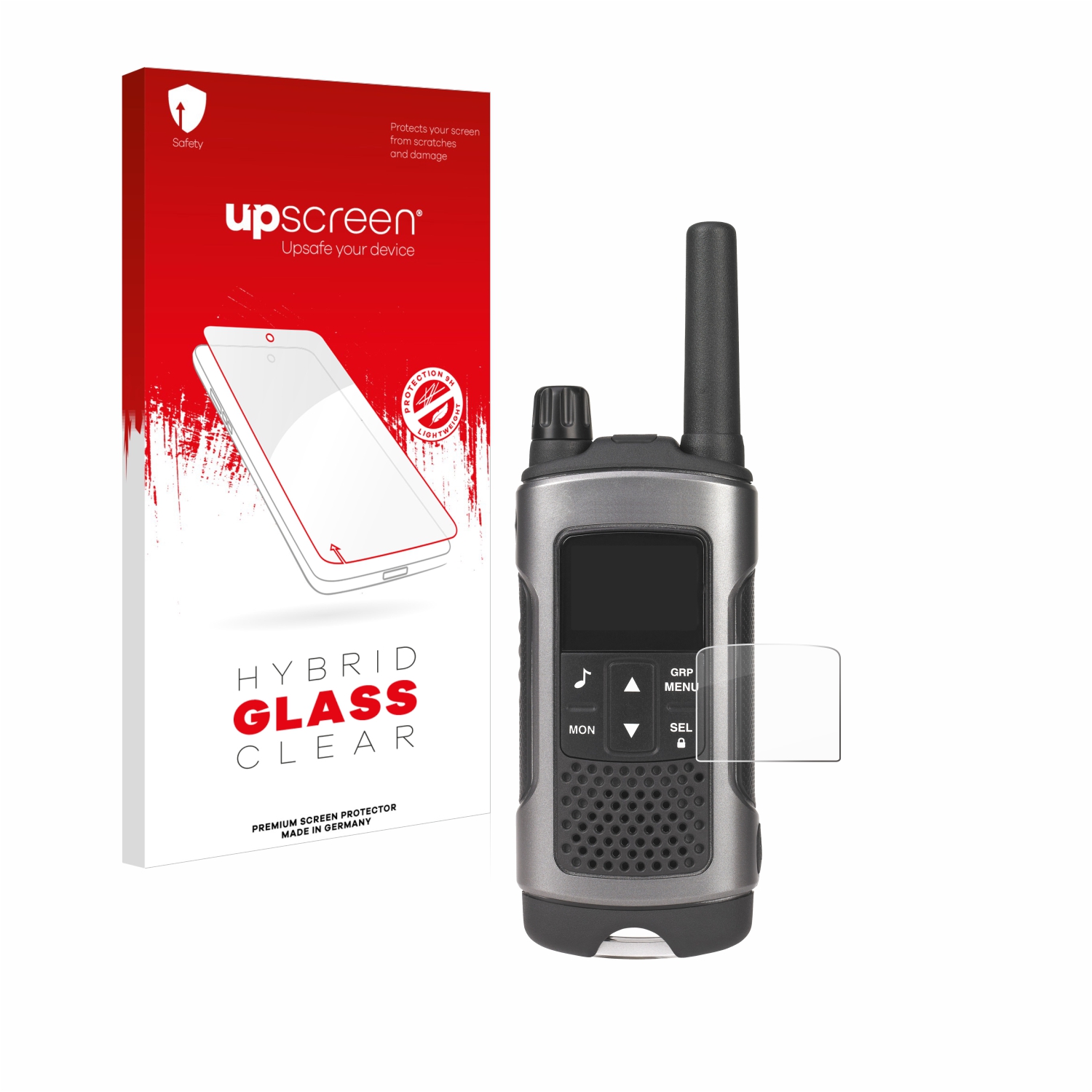 čirá skleněná fólie upscreen Hybrid Glas pro Motorola TLKR T80