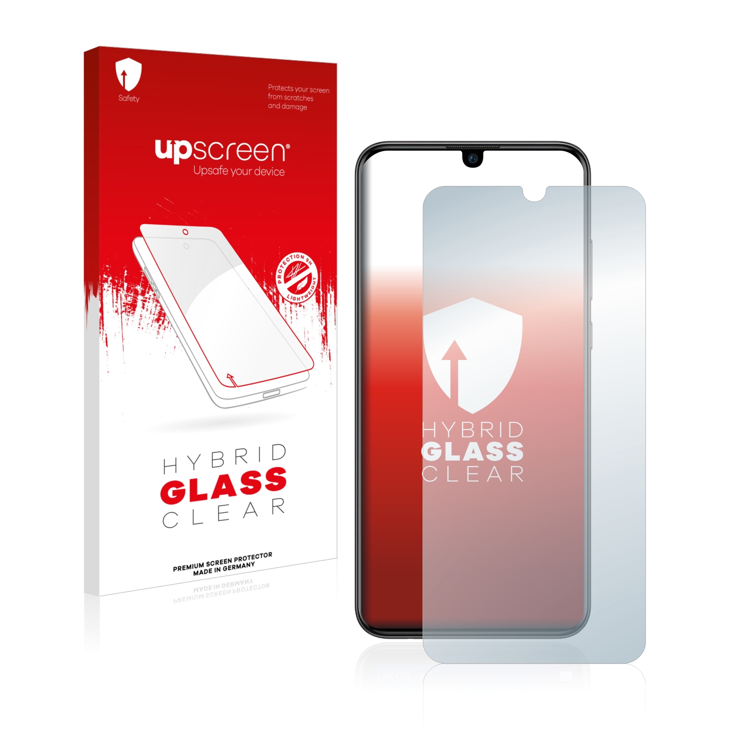 čirá skleněná fólie upscreen Hybrid Glas pro Huawei P smart Plus 2019