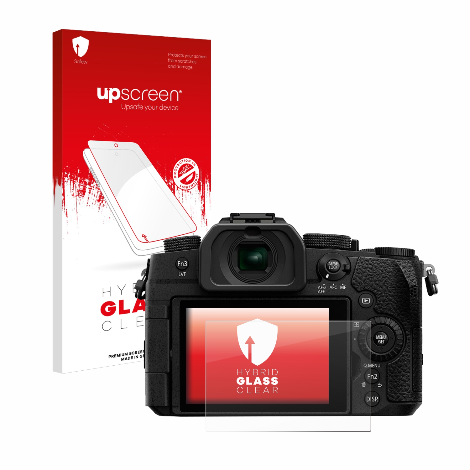 čirá skleněná fólie upscreen Hybrid Glas pro Panasonic Lumix DC-G91