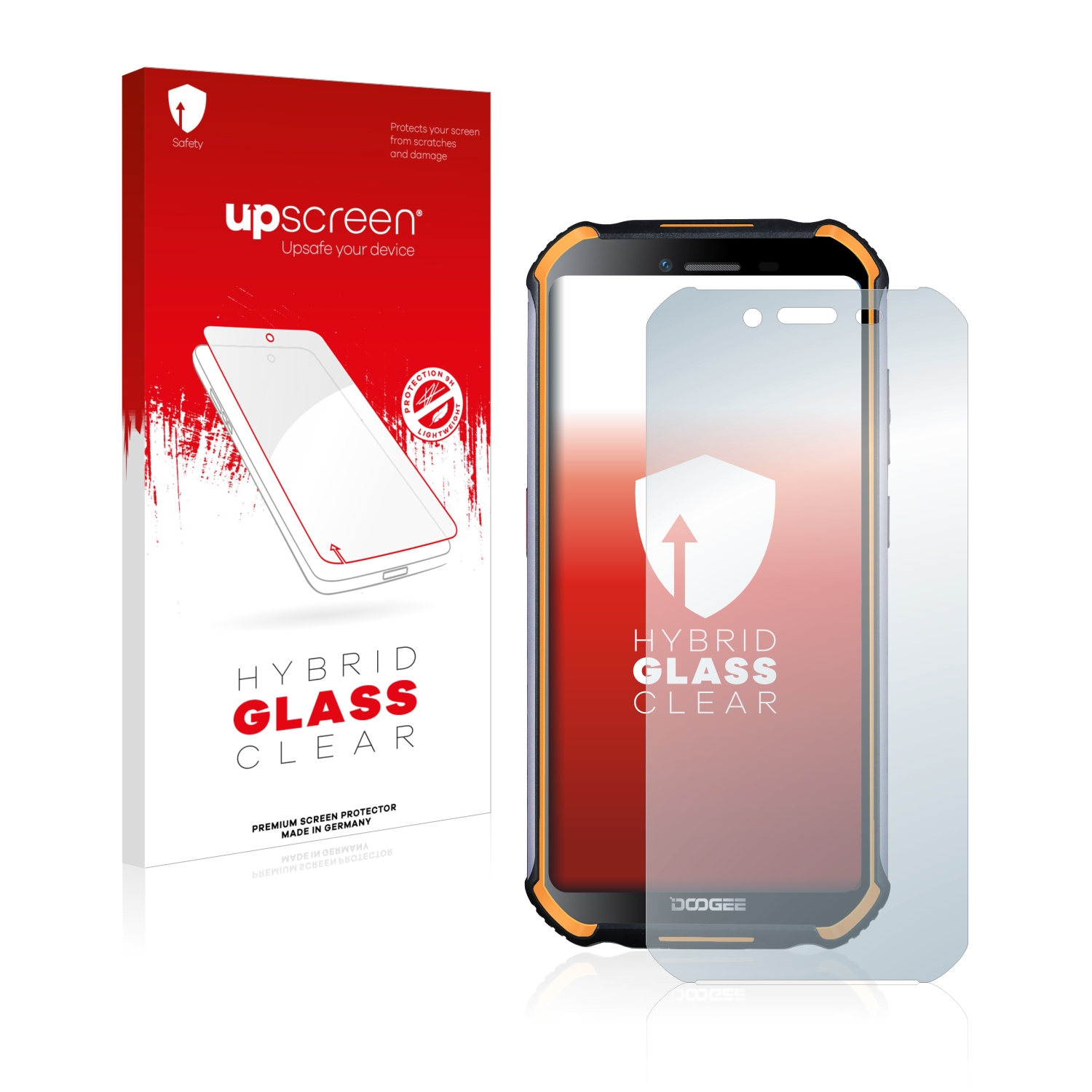 čirá skleněná fólie upscreen Hybrid Glas pro Doogee S40
