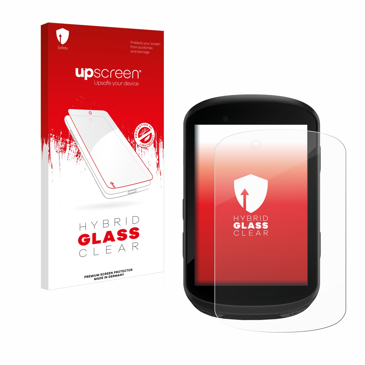 čirá skleněná fólie upscreen Hybrid Glas pro Garmin Edge 830
