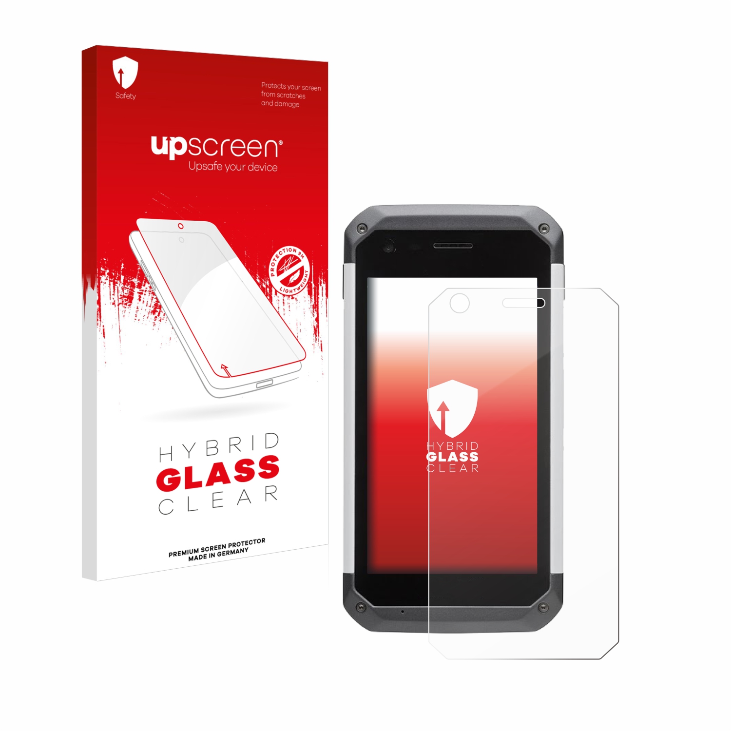 čirá skleněná fólie upscreen Hybrid Glas pro Handheld Nautiz X9