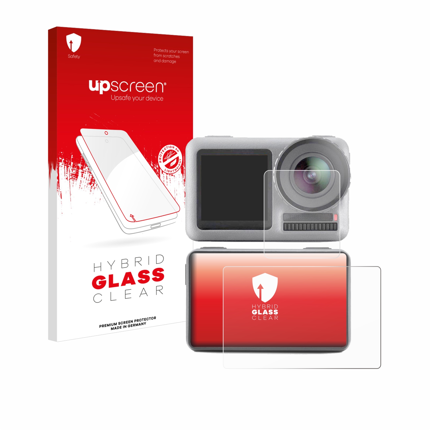 čirá skleněná fólie upscreen Hybrid Glas pro DJI Osmo Action