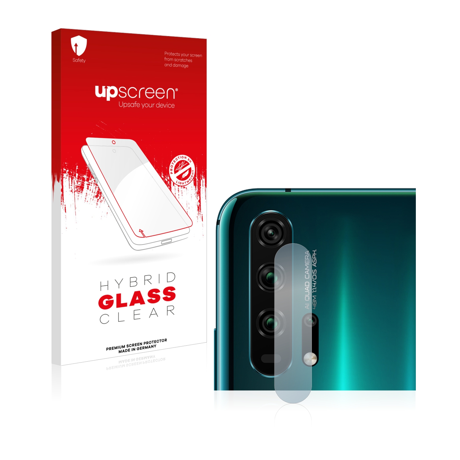 čirá skleněná fólie upscreen Hybrid Glas pro Honor 20 Pro (pouze kamera)