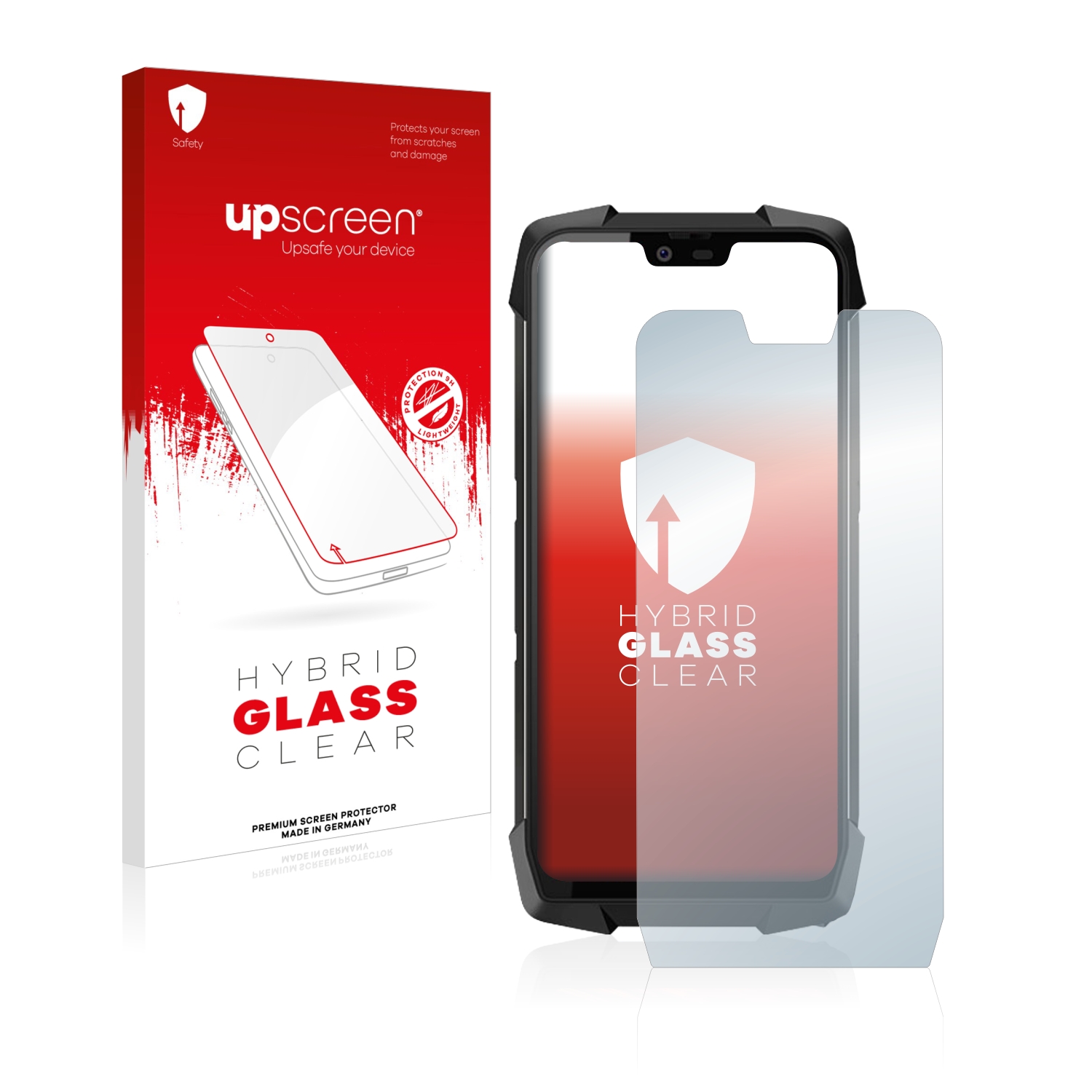 čirá skleněná fólie upscreen Hybrid Glas pro Blackview BV9700 Pro