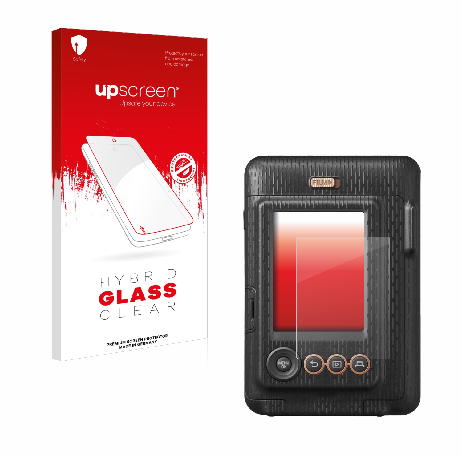čirá skleněná fólie upscreen Hybrid Glas pro Fujifilm Instax Mini LiPlay