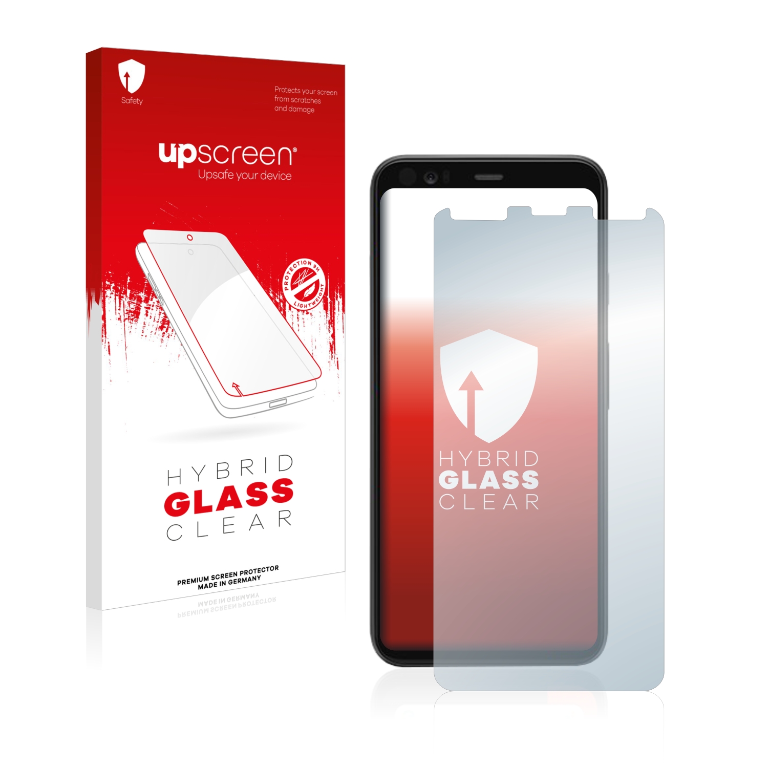 čirá skleněná fólie upscreen Hybrid Glas pro Google Pixel 4