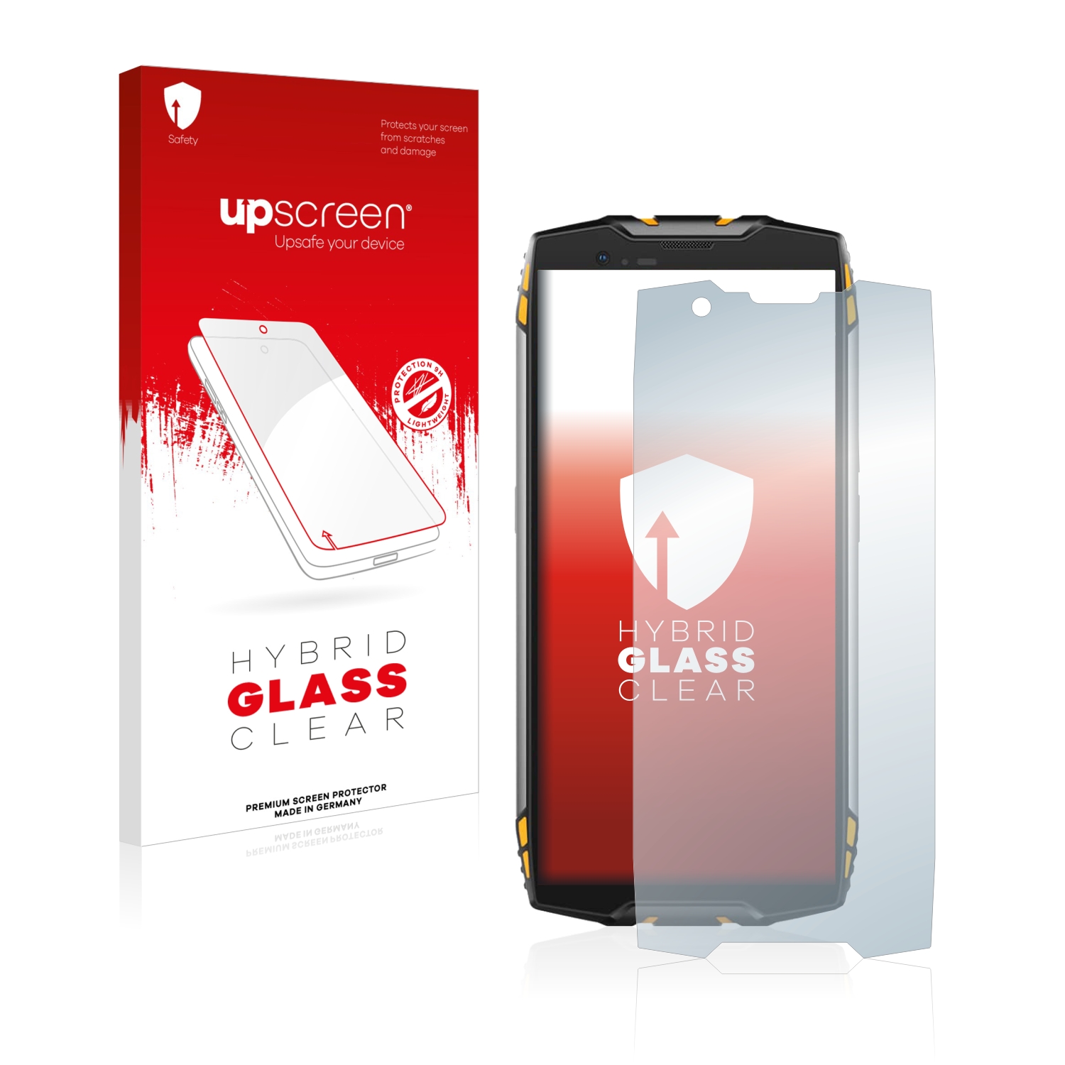 čirá skleněná fólie upscreen Hybrid Glas pro Blackview BV6800 Pro
