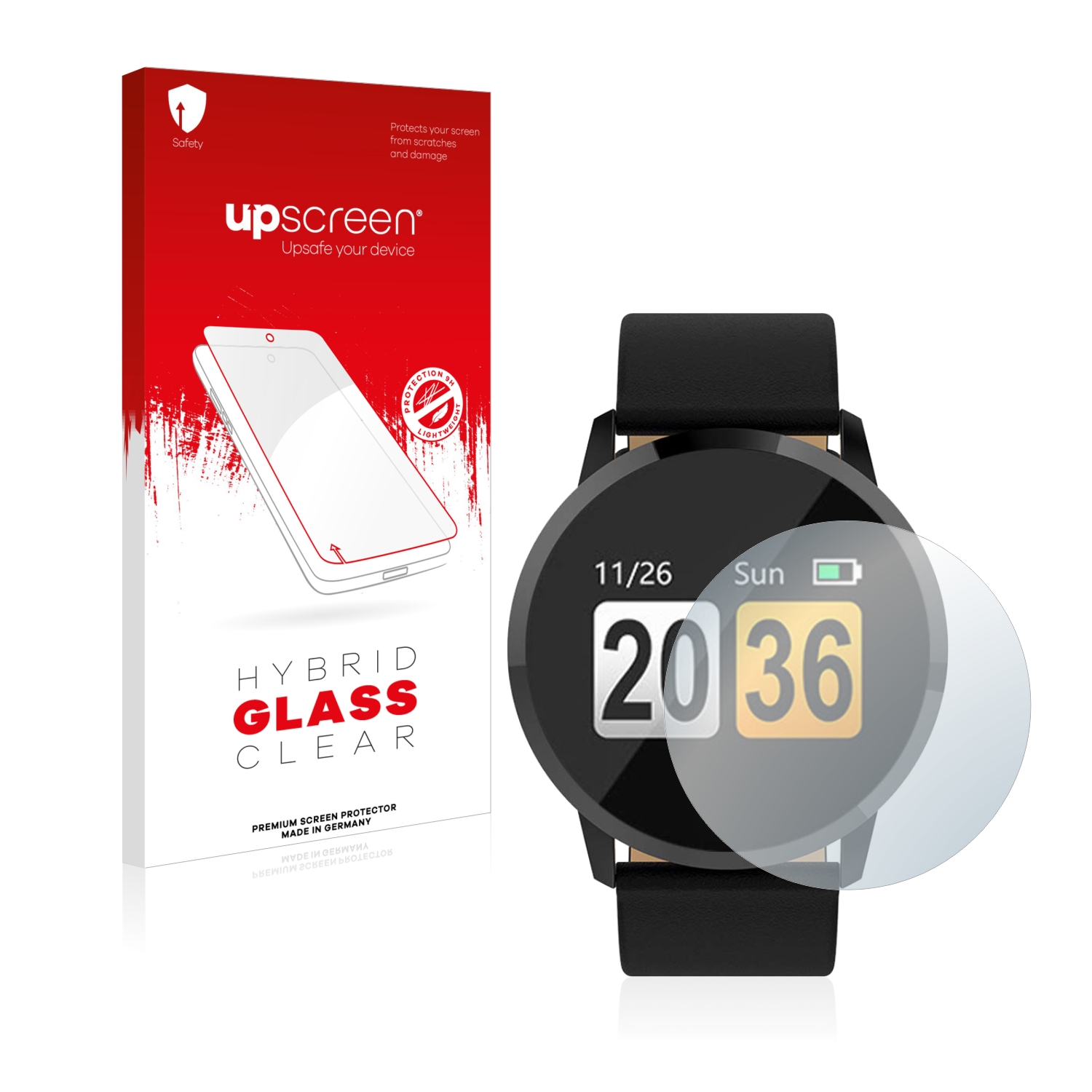 čirá skleněná fólie upscreen Hybrid Glas pro Gokoo Q8