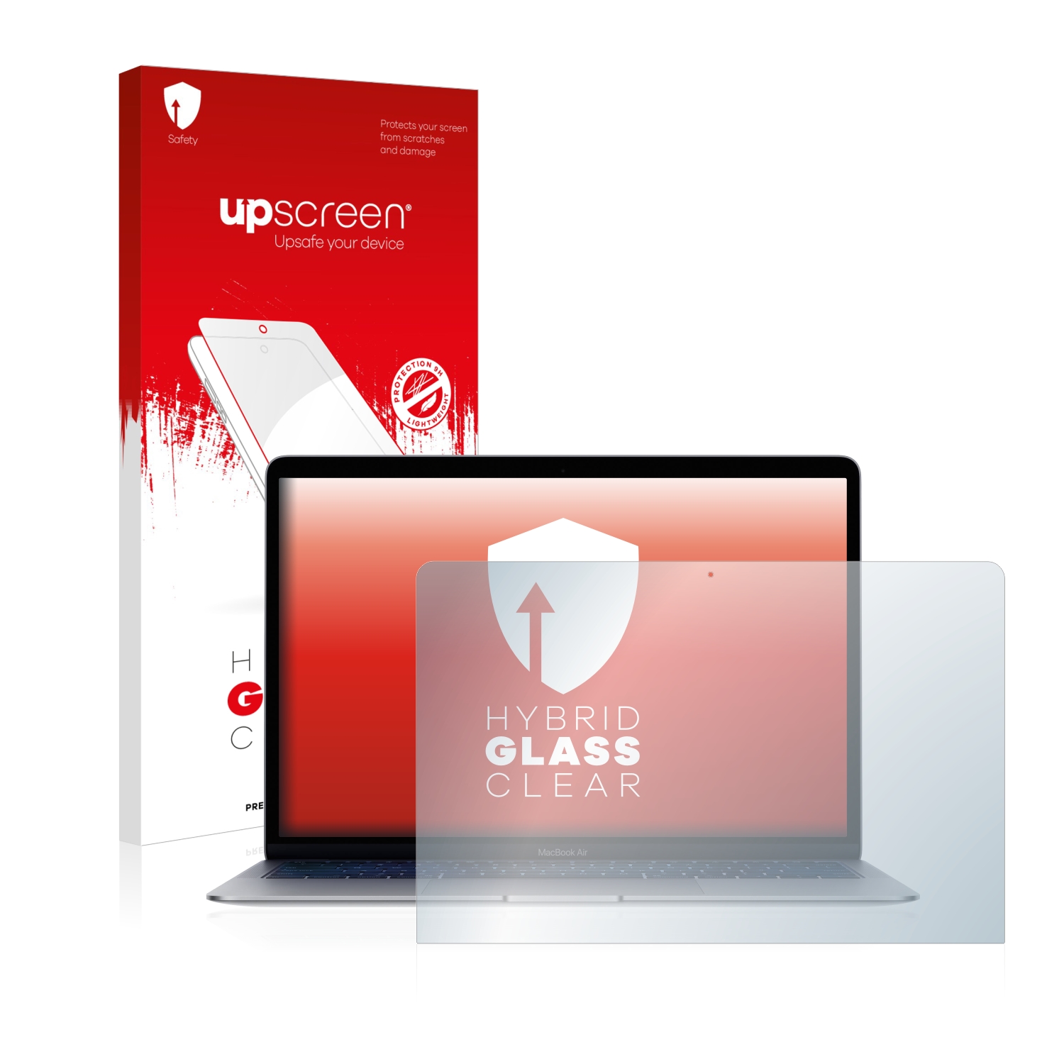čirá skleněná fólie upscreen Hybrid Glas pro Apple MacBook Air 13 2019