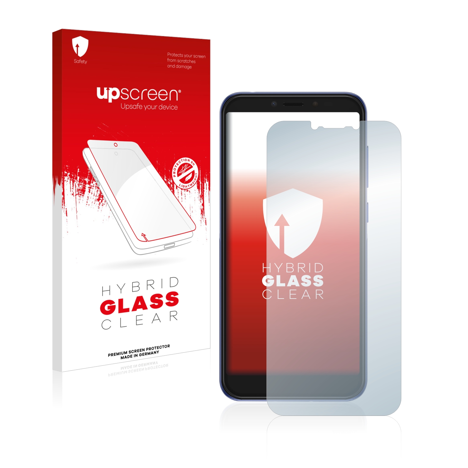 čirá skleněná fólie upscreen Hybrid Glas pro Alcatel 1S 2019
