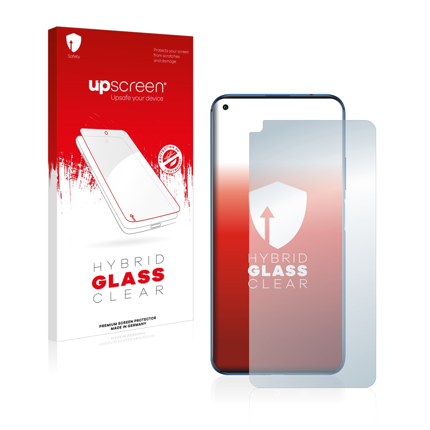 čirá skleněná fólie upscreen Hybrid Glas pro Huawei Nova 5T
