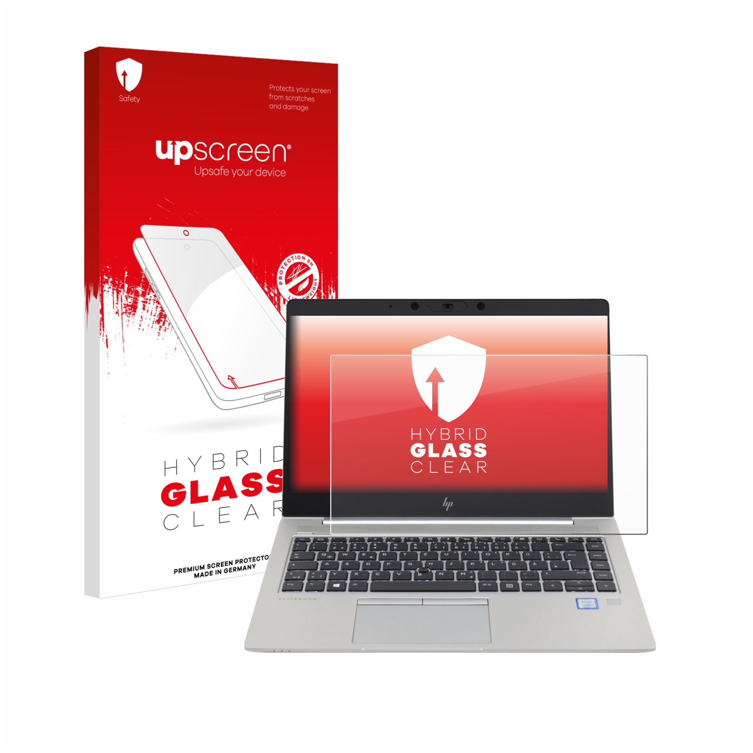 čirá skleněná fólie upscreen Hybrid Glas pro HP EliteBook 840 G5 Non-Touch