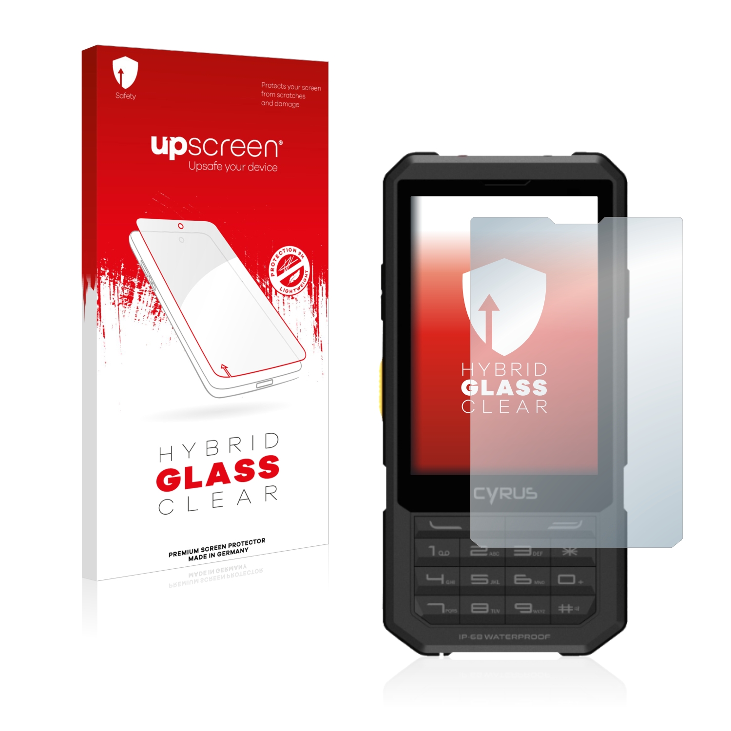čirá skleněná fólie upscreen Hybrid Glas pro Cyrus CM 17 Hybrid