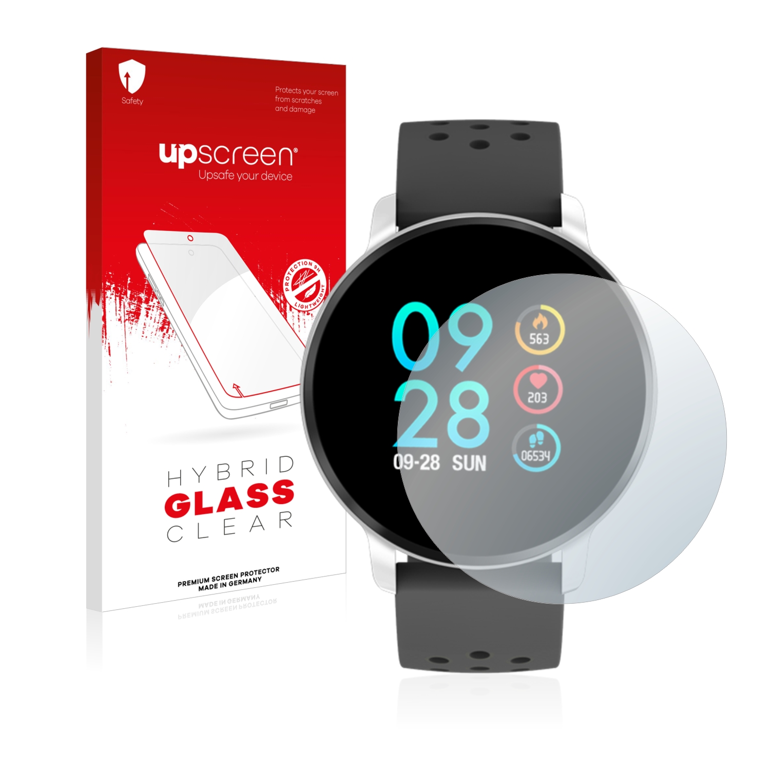 čirá skleněná fólie upscreen Hybrid Glas pro Denver SW-170