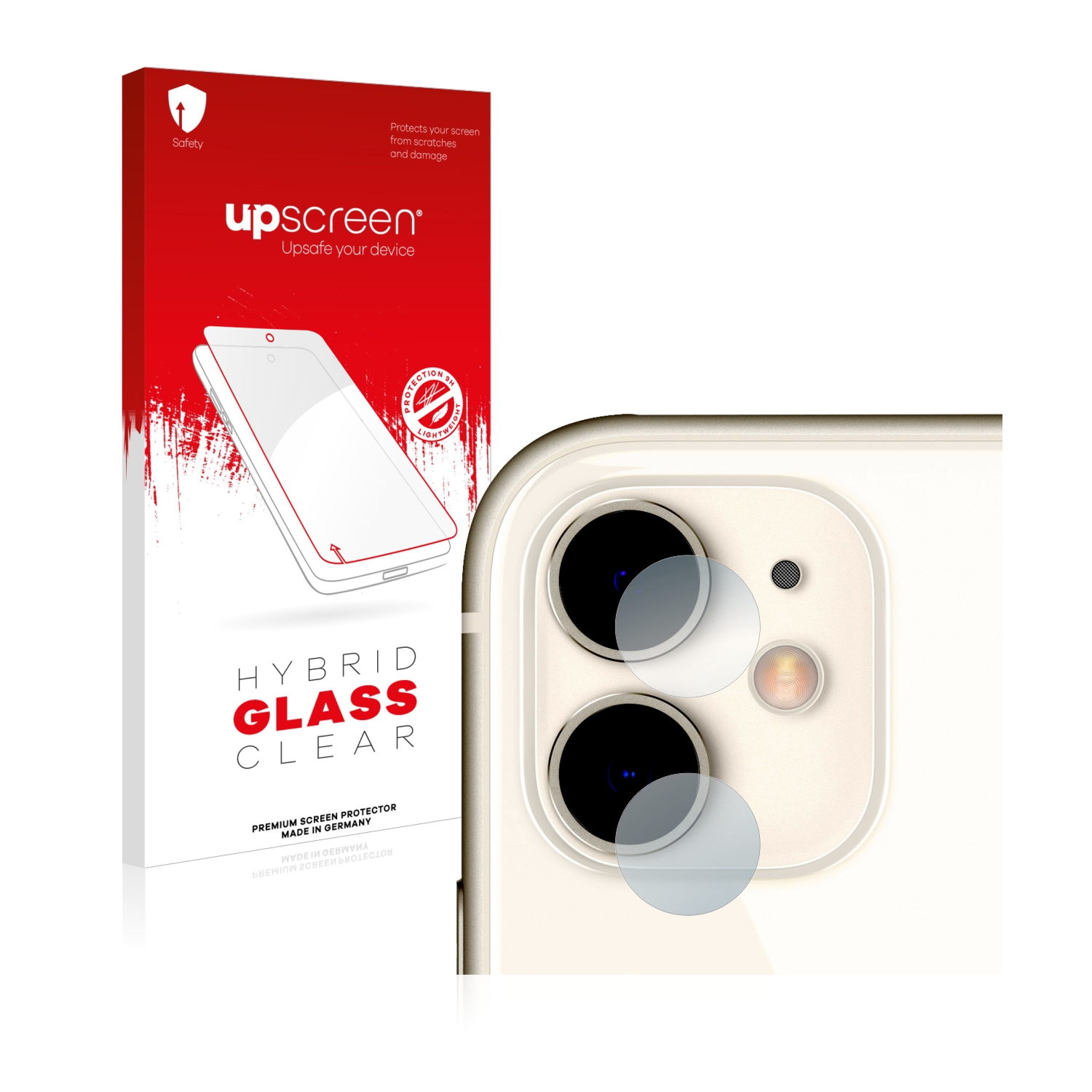 čirá skleněná fólie upscreen Hybrid Glas pro Apple iPhone 11 (pouze kamera)
