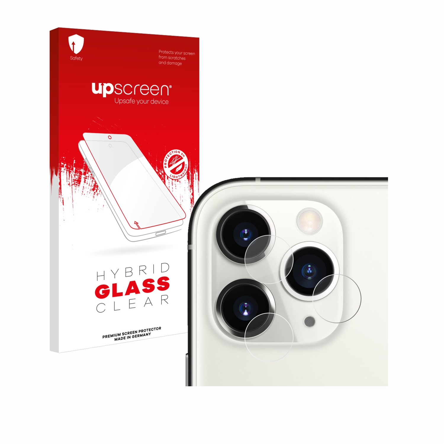 čirá skleněná fólie upscreen Hybrid Glas pro Apple iPhone 11 Pro (pouze kamera)