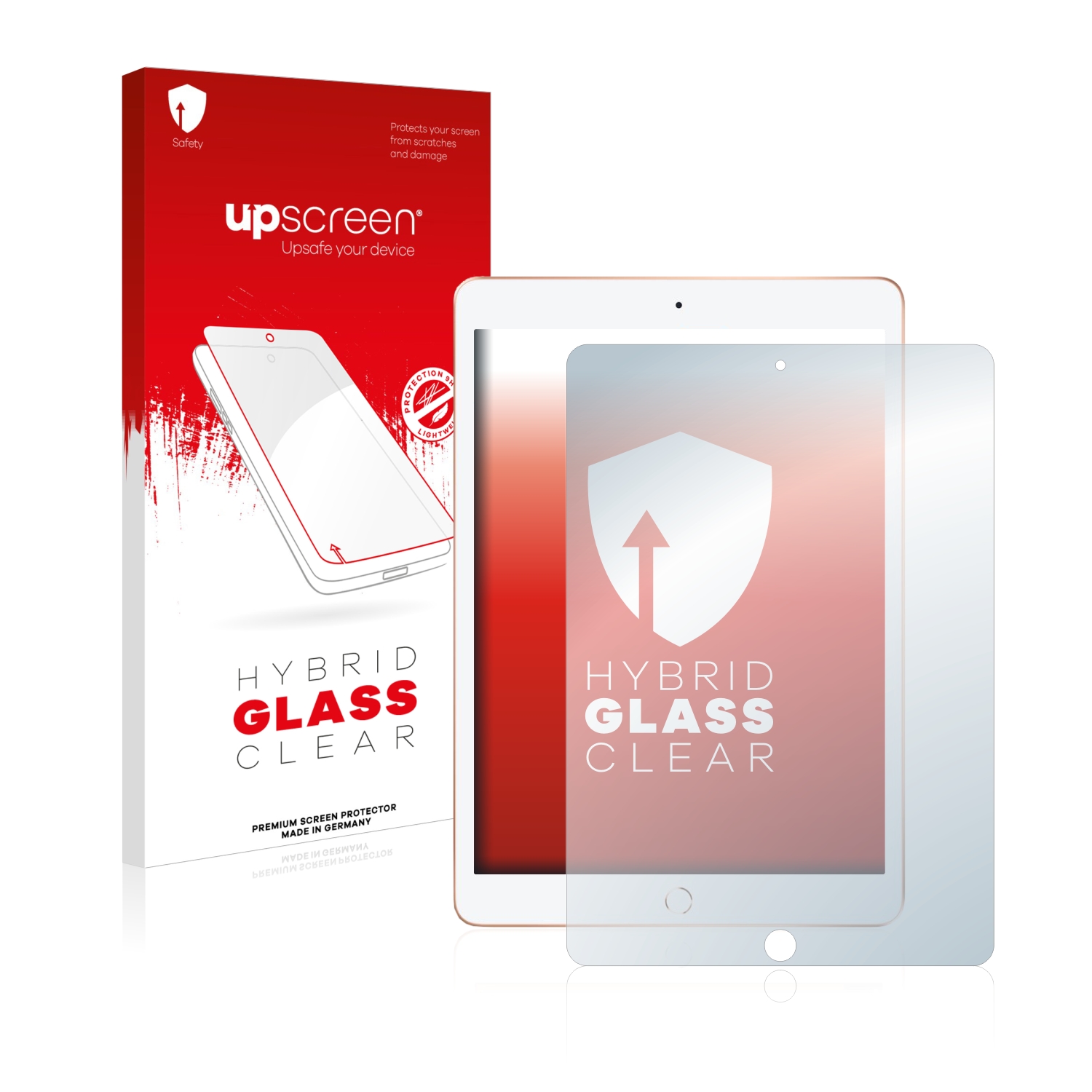 čirá skleněná fólie upscreen Hybrid Glas pro Apple iPad 10.2 WiFi Cellular 2019 (7. Gen.)