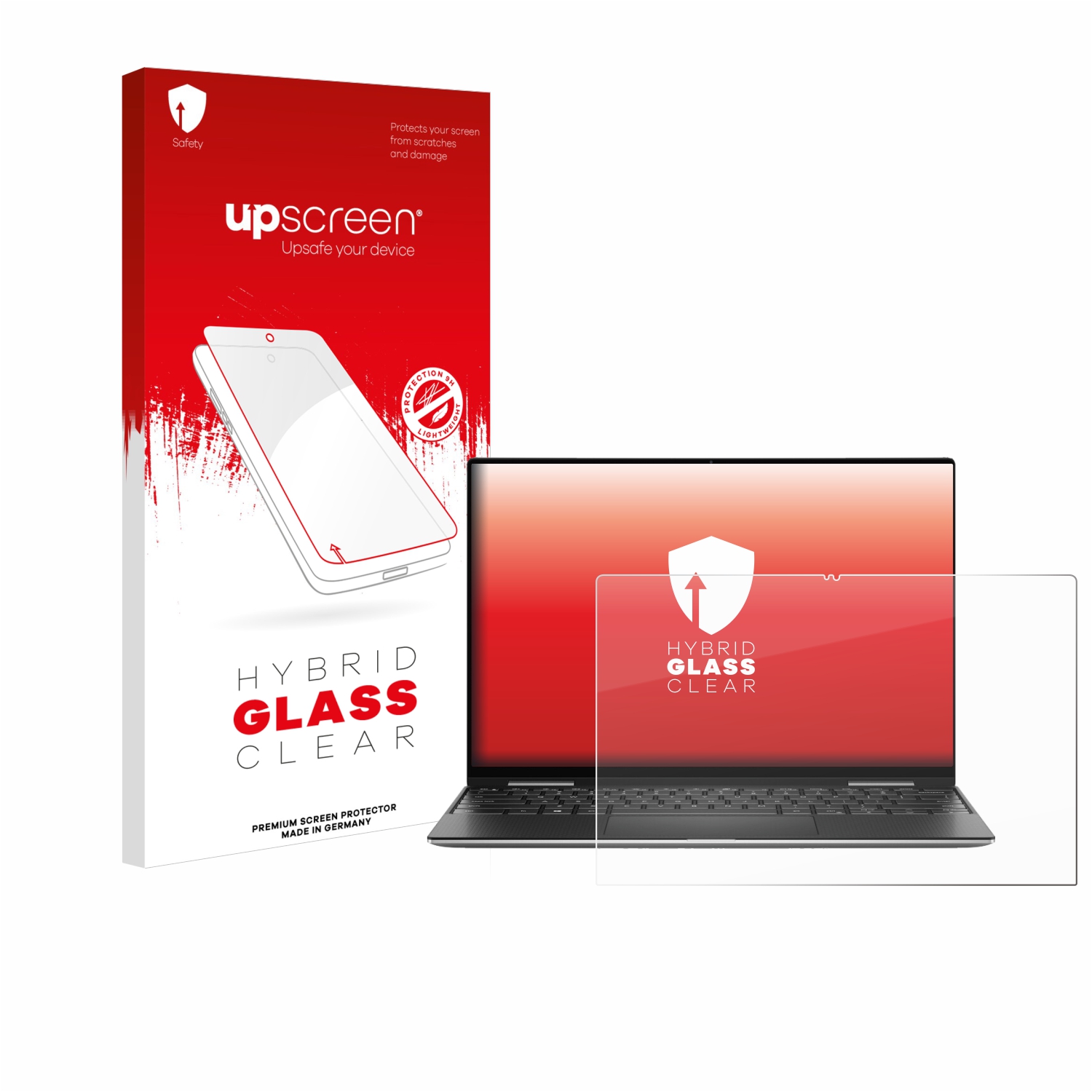 čirá skleněná fólie upscreen Hybrid Glas pro Dell XPS 13 7390 2-in-1