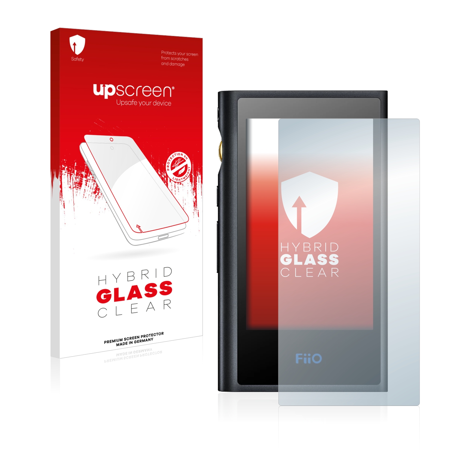 čirá skleněná fólie upscreen Hybrid Glas pro FiiO M9