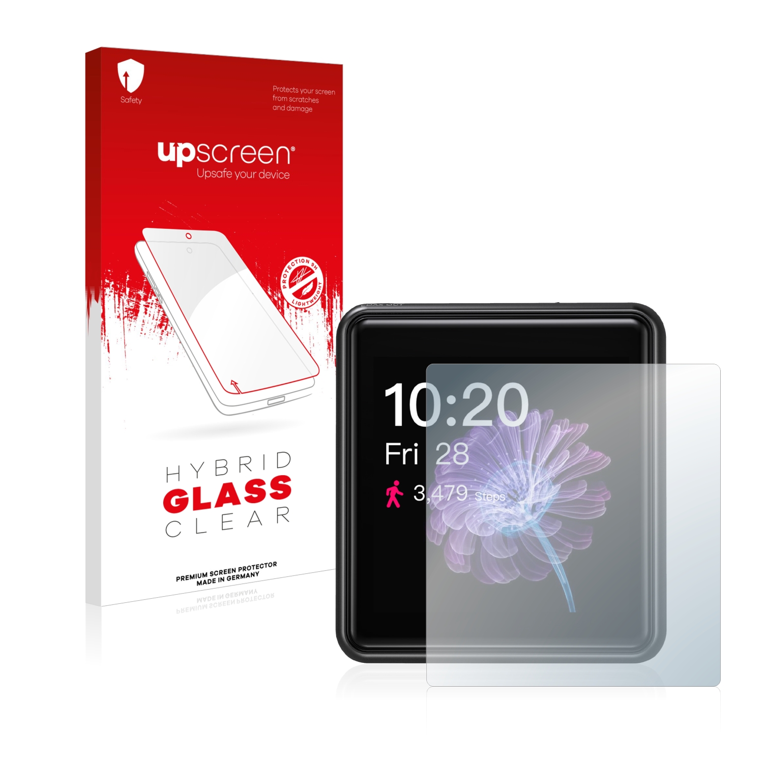 čirá skleněná fólie upscreen Hybrid Glas pro FiiO M5