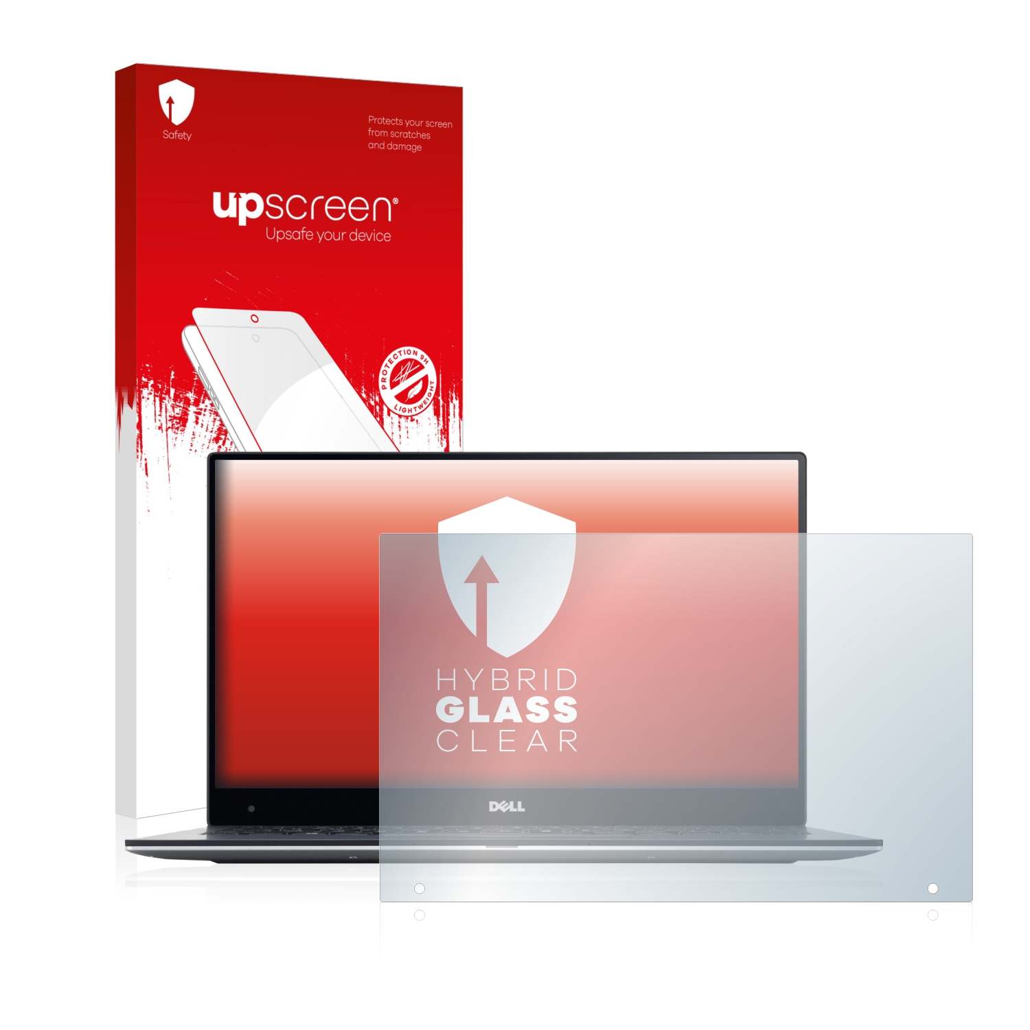 čirá skleněná fólie upscreen Hybrid Glas pro Dell XPS 13 9360 QHD Touch