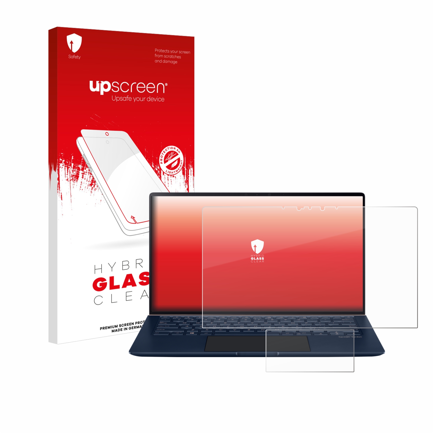 čirá skleněná fólie upscreen Hybrid Glas pro ASUS ZenBook 14 UX434FL