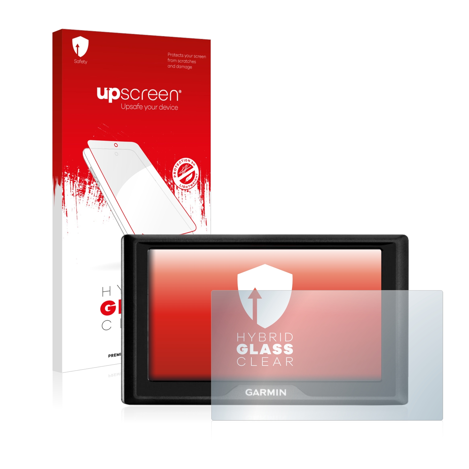 čirá skleněná fólie upscreen Hybrid Glas pro Garmin Drive 52 MT-S EU
