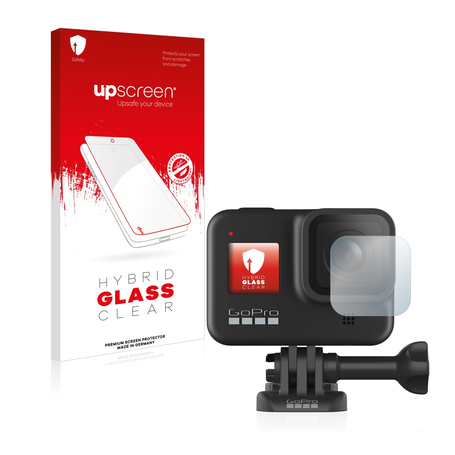 čirá skleněná fólie upscreen Hybrid Glas pro GoPro Hero 8 Black (čočka)
