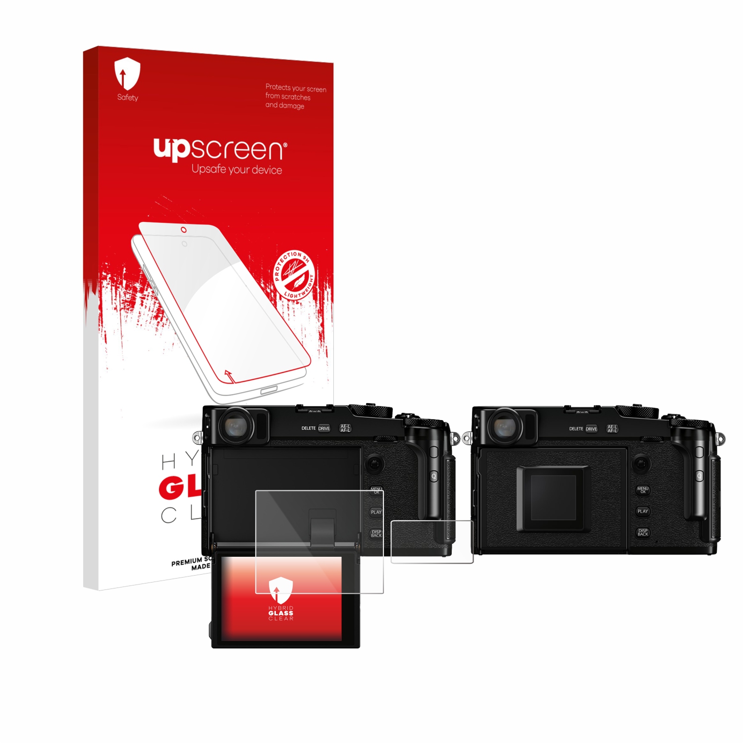 čirá skleněná fólie upscreen Hybrid Glas pro Fujifilm X-Pro3