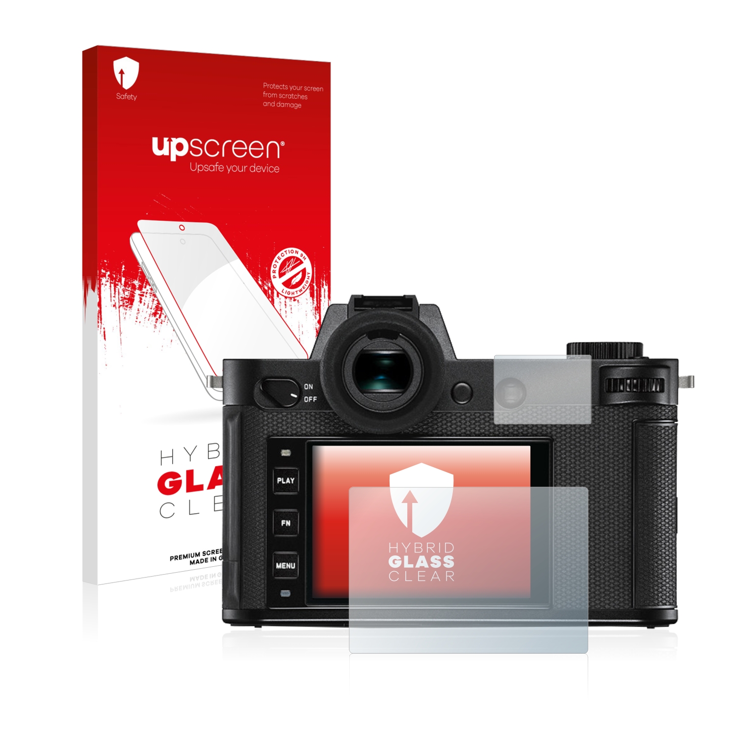 čirá skleněná fólie upscreen Hybrid Glas pro Leica SL2