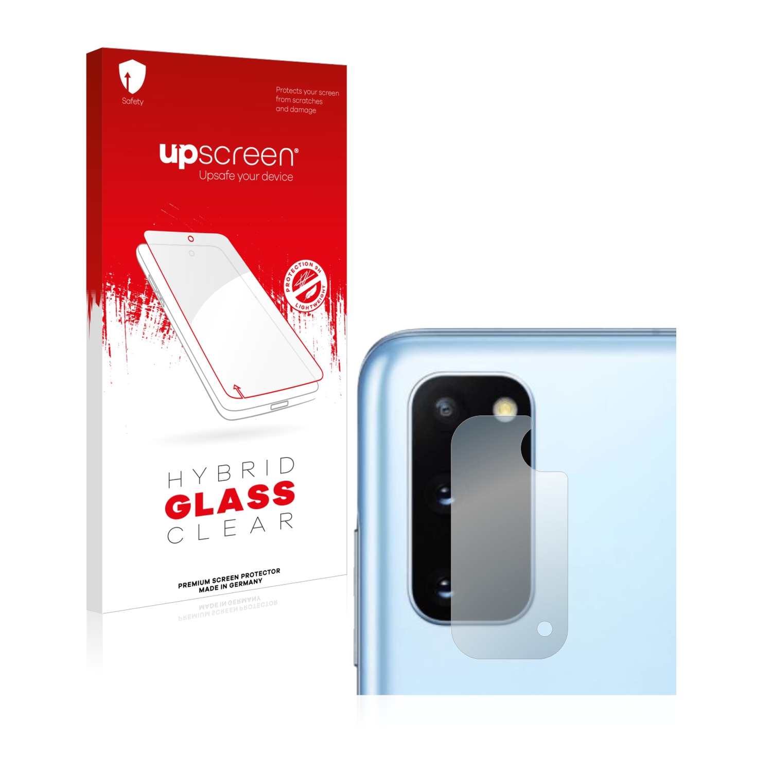 čirá skleněná fólie upscreen Hybrid Glas pro Samsung Galaxy S20 (pouze kamera)