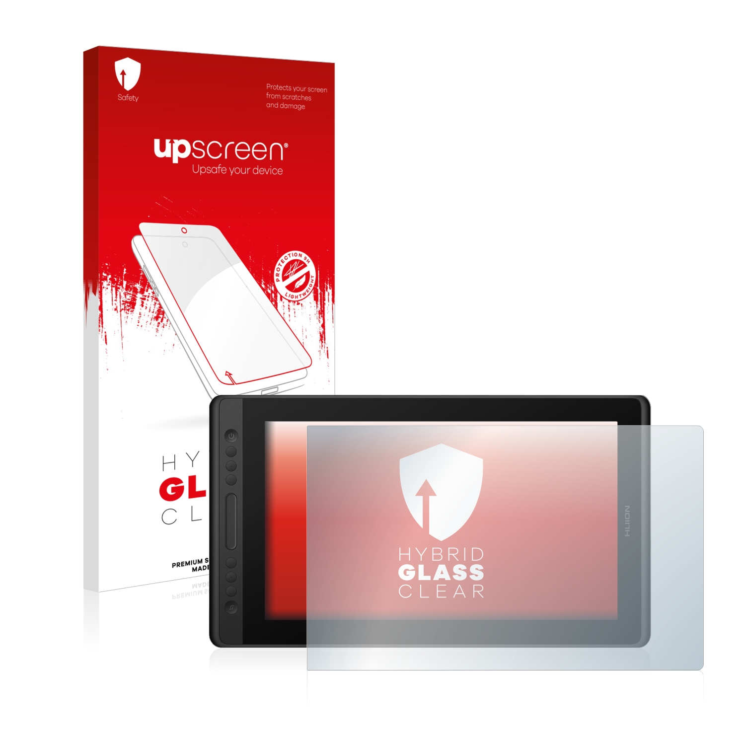 čirá skleněná fólie upscreen Hybrid Glas pro Huion Kamvas Pro 16 Premium