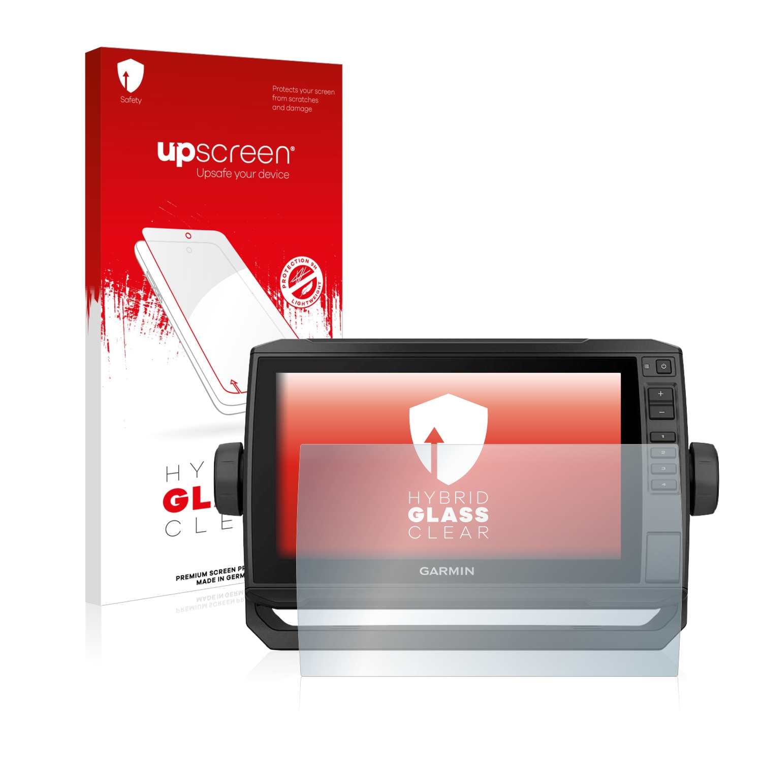 čirá skleněná fólie upscreen Hybrid Glas pro Garmin ECHOMAP UHD 92sv