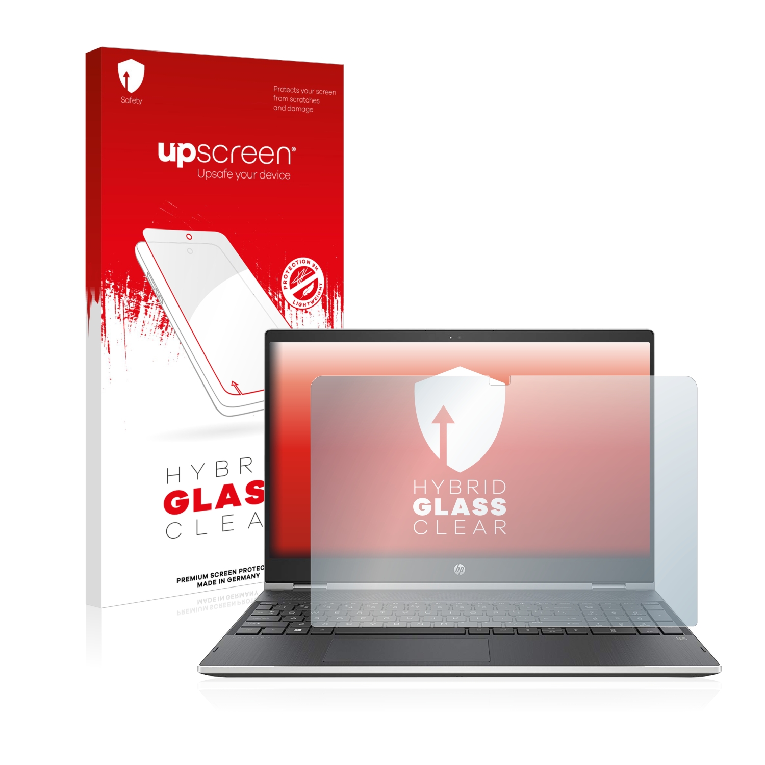 čirá skleněná fólie upscreen Hybrid Glas pro HP Pavilion Convertible x360 15-dq0220ng