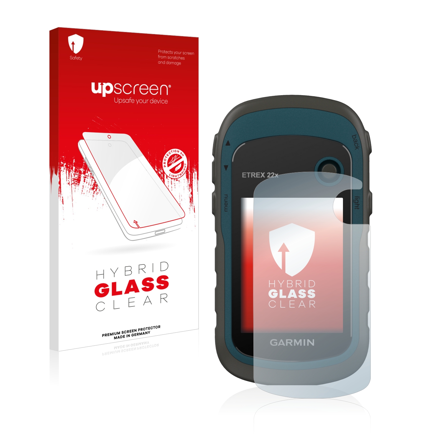 čirá skleněná fólie upscreen Hybrid Glas pro Garmin eTrex 22x