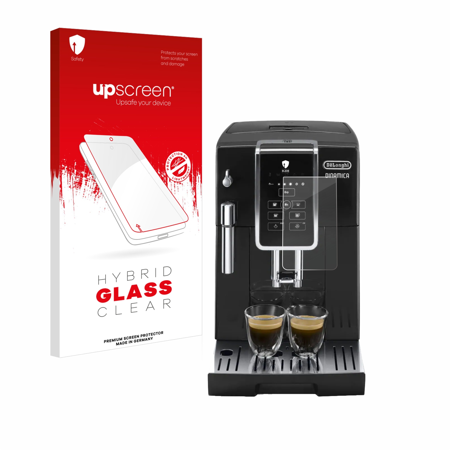 čirá skleněná fólie upscreen Hybrid Glas pro DeLonghi Dinamica ECAM350.15.B
