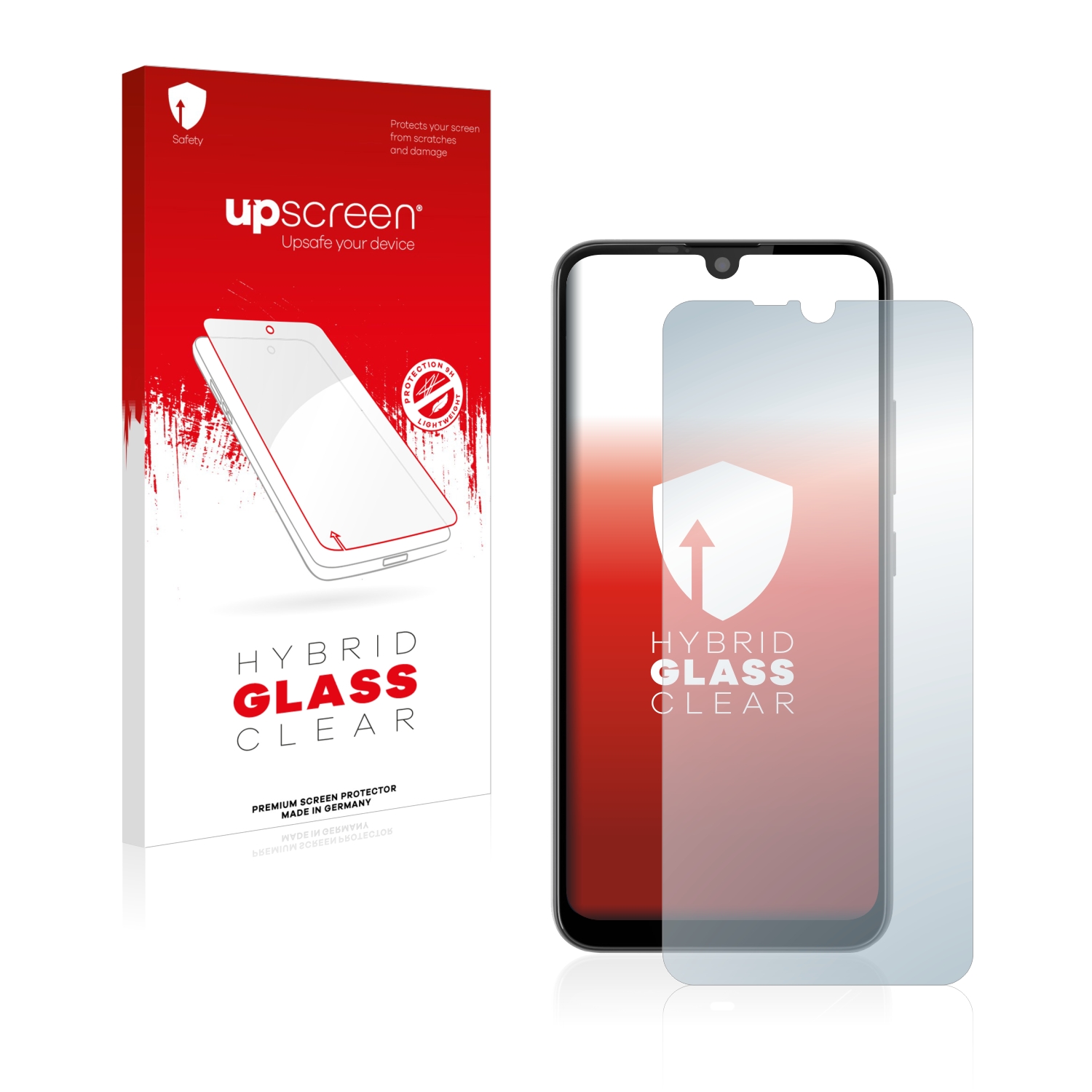 čirá skleněná fólie upscreen Hybrid Glas pro Gigaset GS190