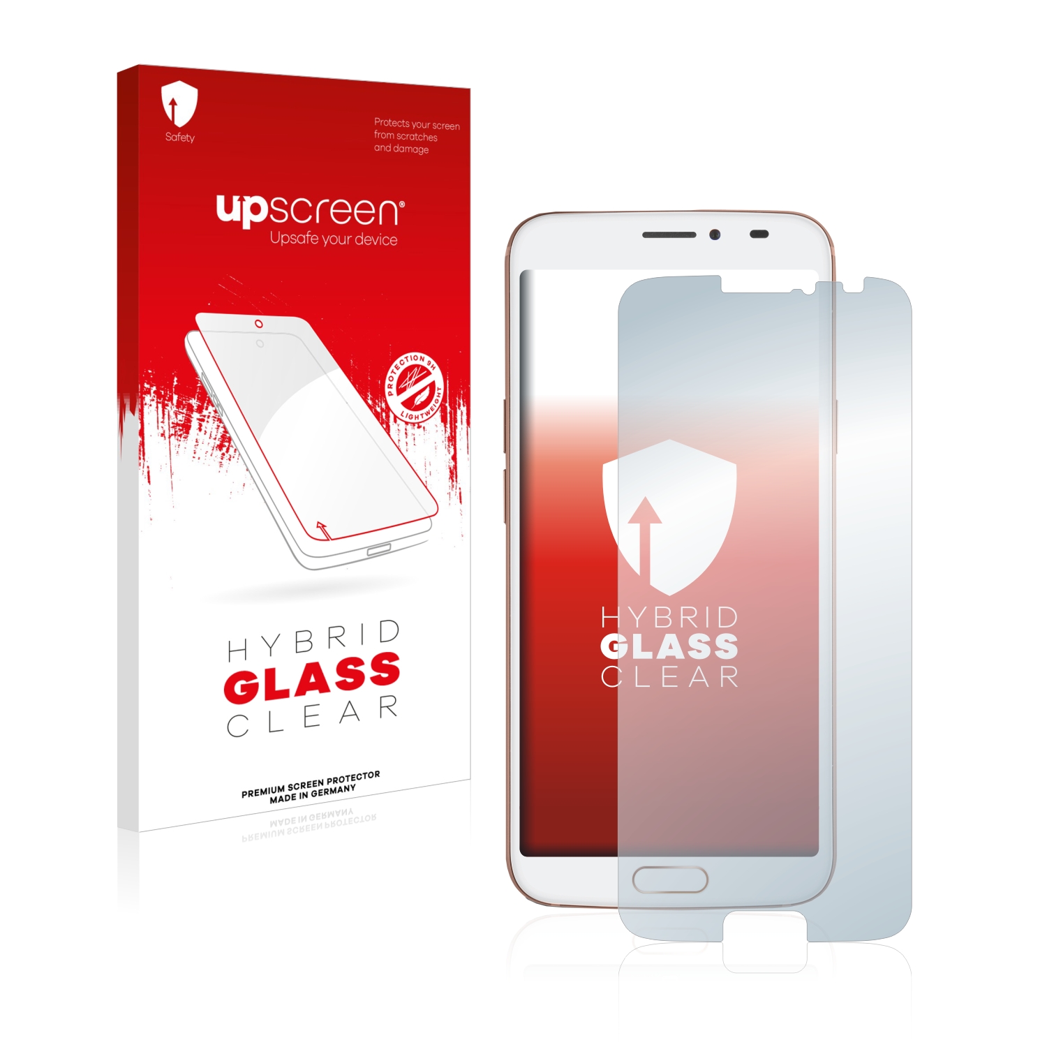 čirá skleněná fólie upscreen Hybrid Glas pro Doro 8080