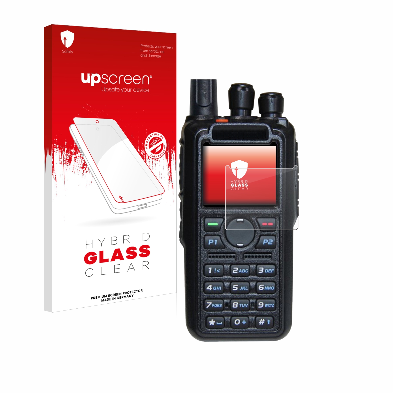 čirá skleněná fólie upscreen Hybrid Glas pro AnyTone AT-D878UV Plus