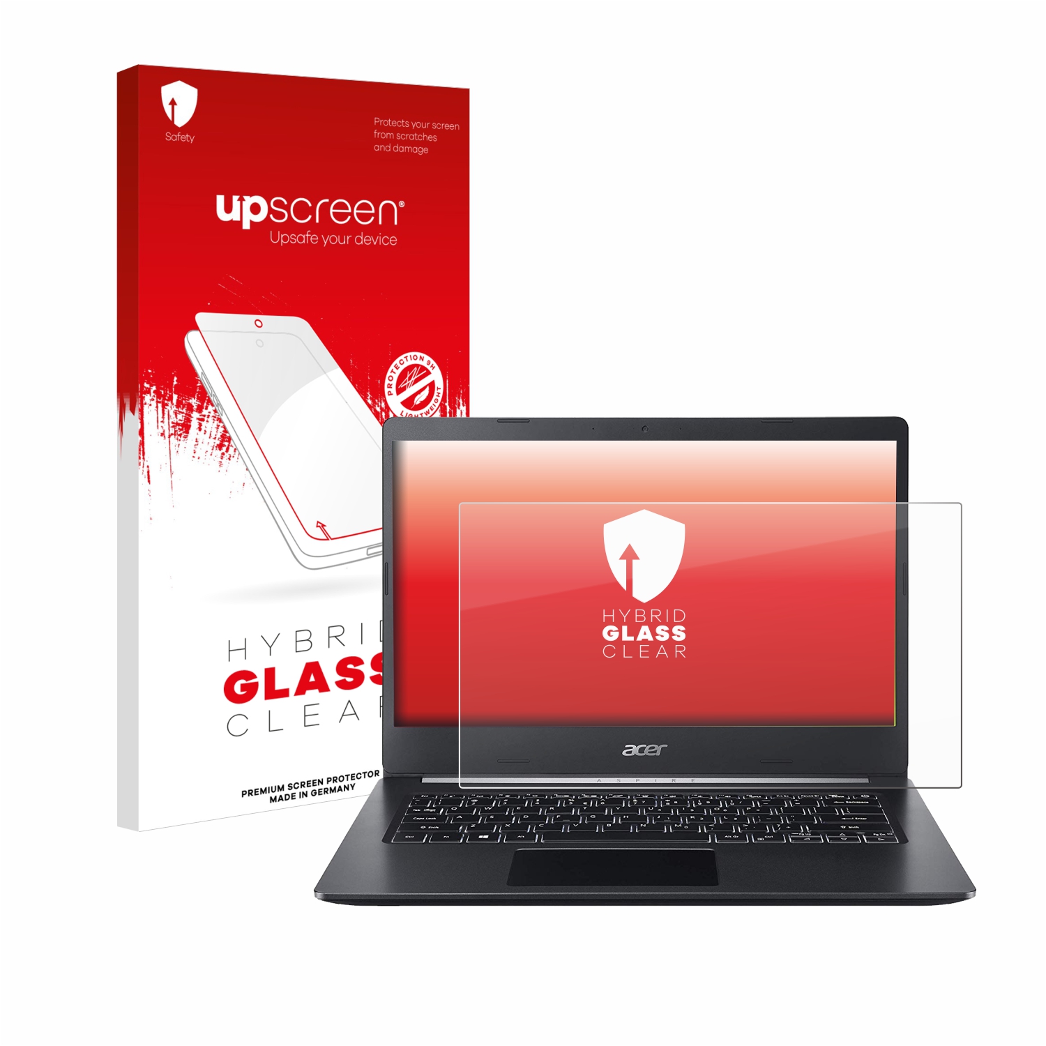 čirá skleněná fólie upscreen Hybrid Glas pro Acer Aspire 5 A514