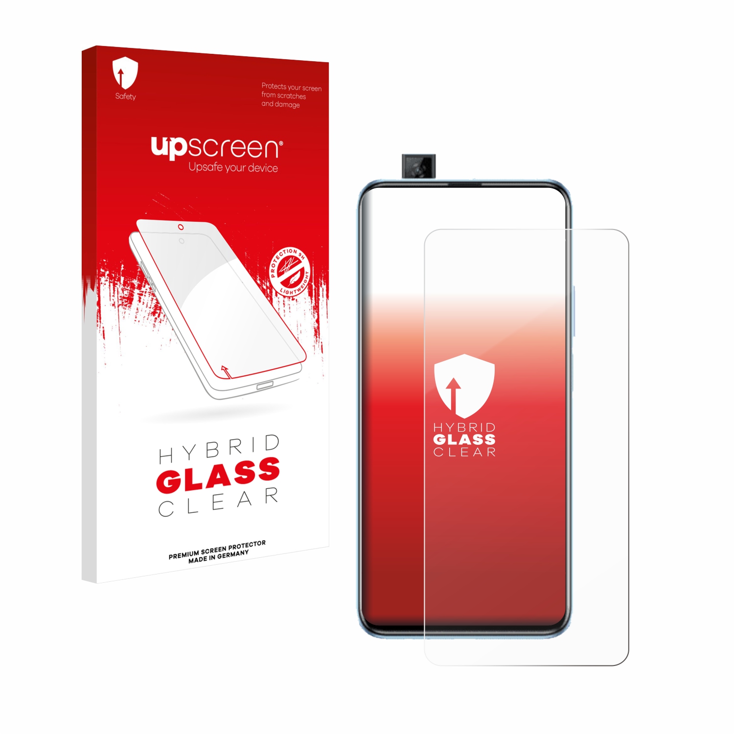 čirá skleněná fólie upscreen Hybrid Glas pro Huawei P smart Pro 2019