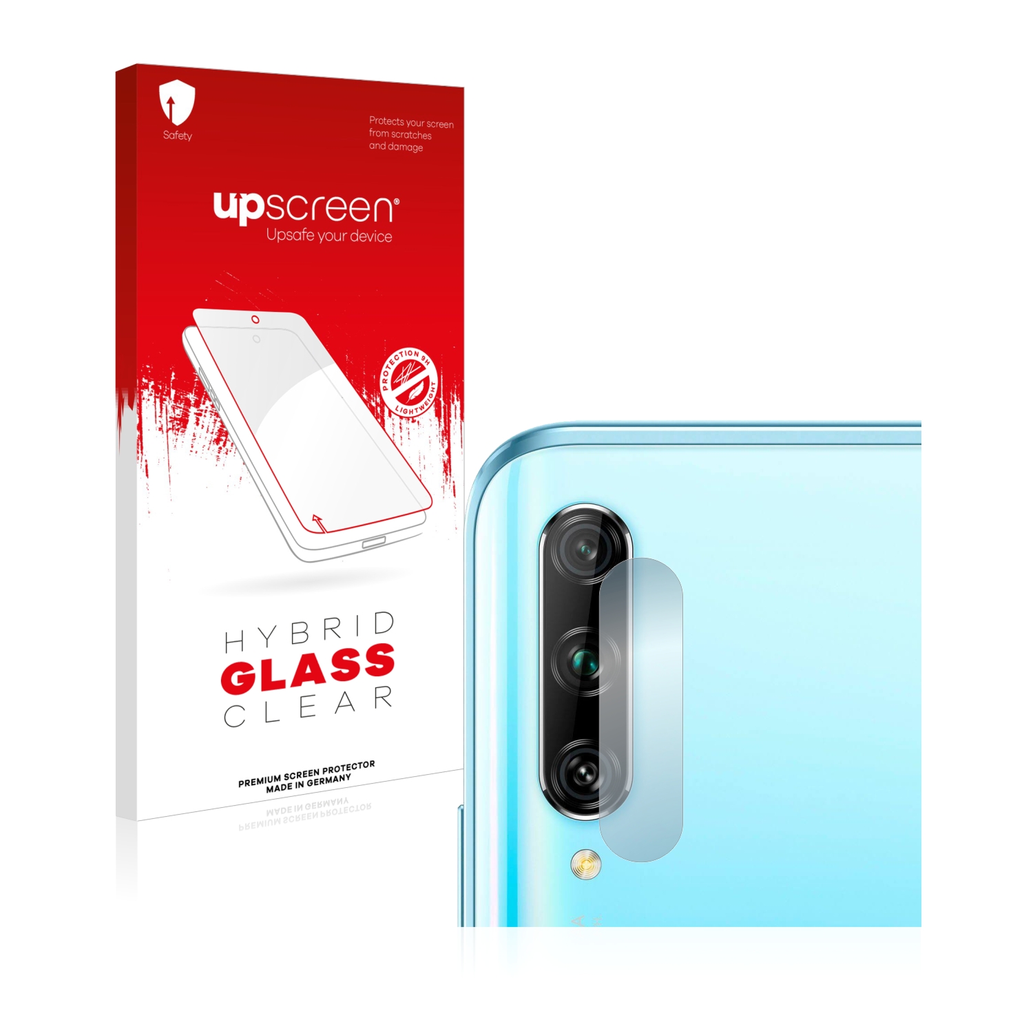 čirá skleněná fólie upscreen Hybrid Glas pro Huawei P smart Pro 2019 (pouze kamera)