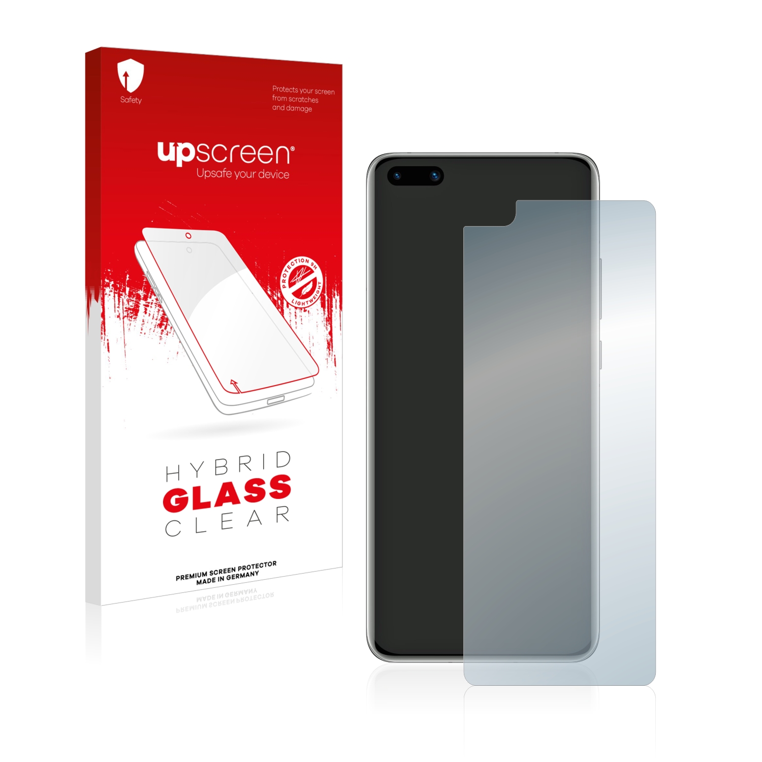 čirá skleněná fólie upscreen Hybrid Glas pro Huawei P40