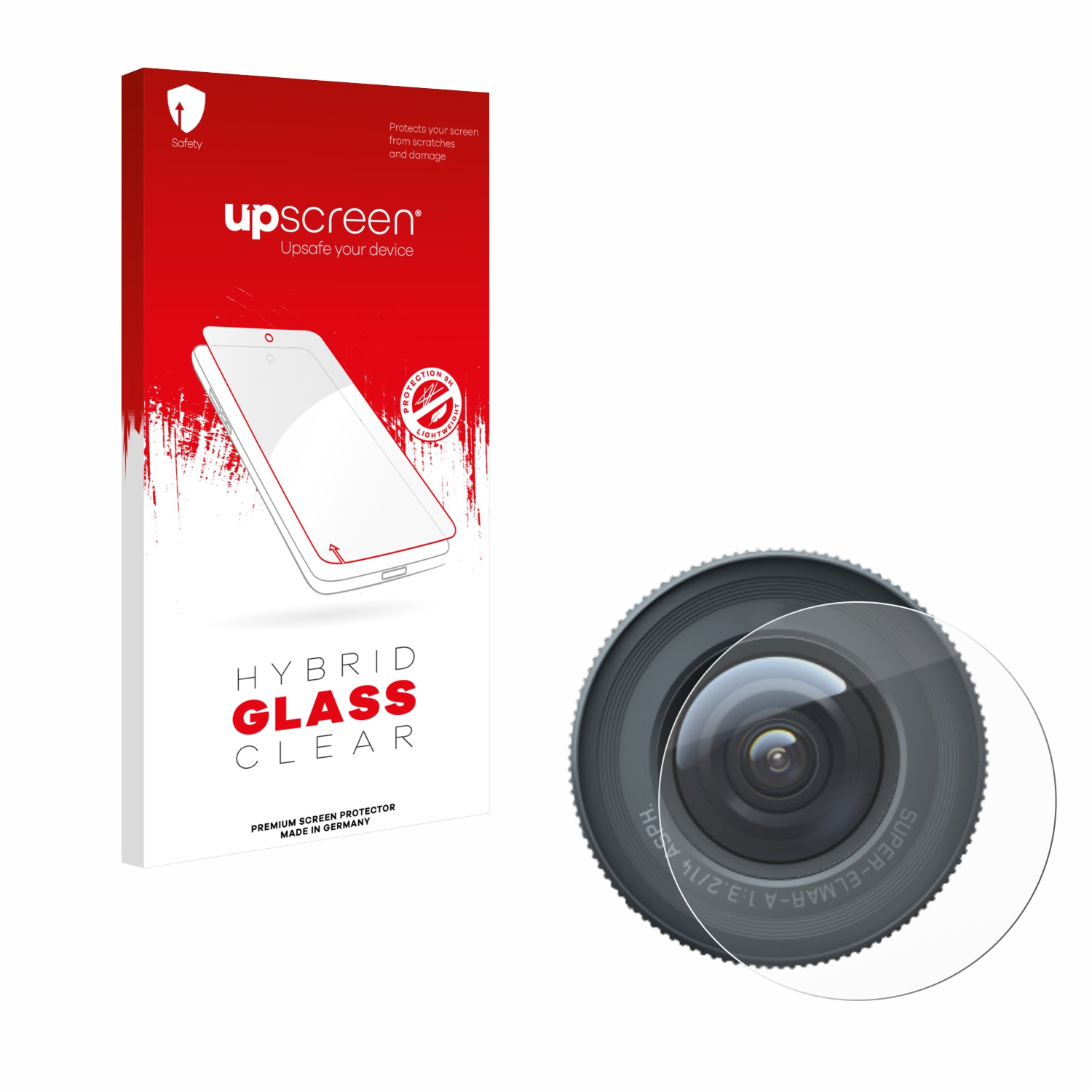 čirá skleněná fólie upscreen Hybrid Glas pro Insta360 One R 1-Inch Edition Dual-Lens 360 Mod (čočka)
