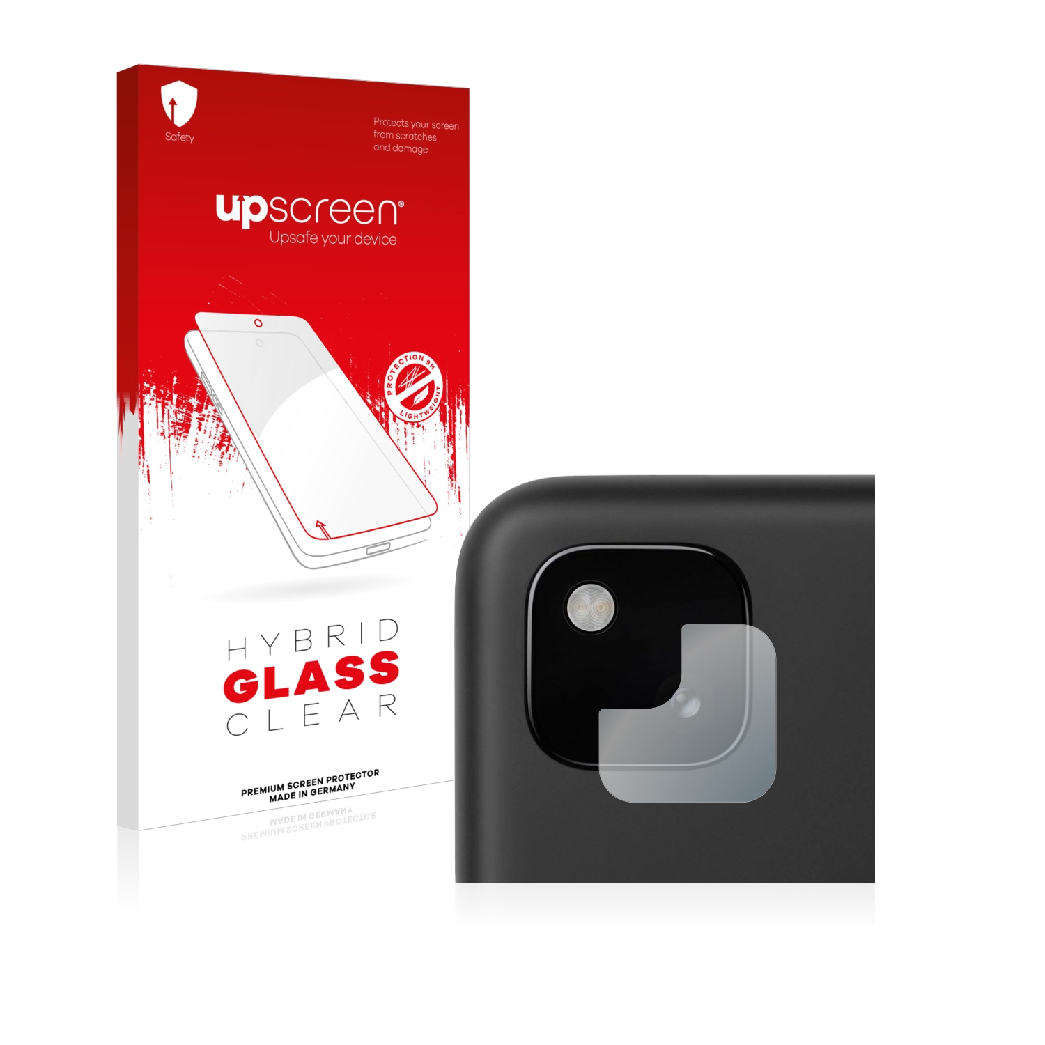 čirá skleněná fólie upscreen Hybrid Glas pro Google Pixel 4a (pouze kamera)